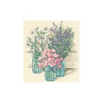 (image for) Wildflower Trio Counted Cross Stitch Kit